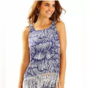 Lilly Pulitzer Sonya Fringe Top